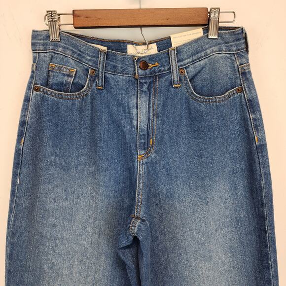 Universal Thread Relaxed Wide Leg Jeans Womens Size 26" No Stretch Cotton Baggy - Picture 5 of 15